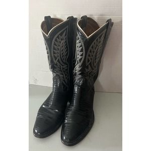 Nocona western cowboy boots lizard